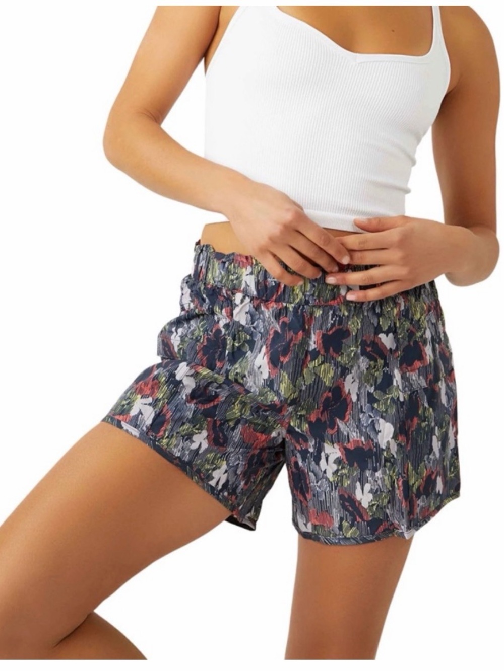 FP by Free People Movement In the Wild Supernova combo Print Athletic Shorts